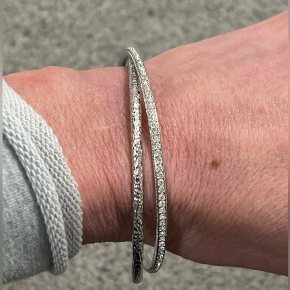 Nadri Silver Bracelet Set - Picture 6 of 9